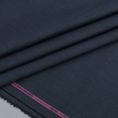 Shirt Fabric Raymond 100% cotton Micro-Texture Weave Colour Space Blue