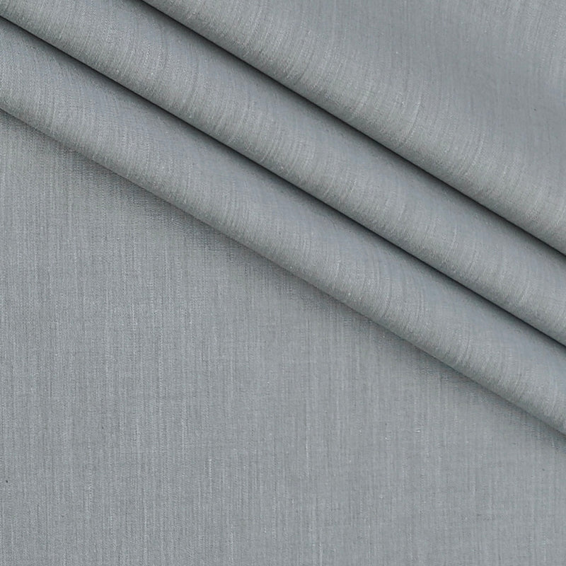 Shirt Fabric Raymond 100% cotton Slub Texture Pattern Colour Glacier Grey