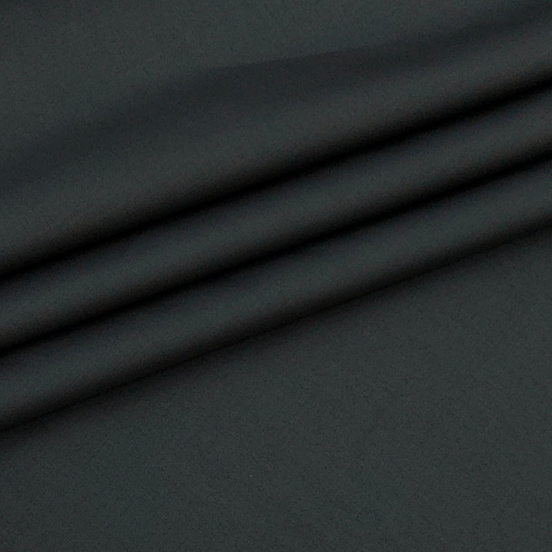 Trouser Fabric Donear Giza Cotton Stretchable Plain Colour Onyx Grey