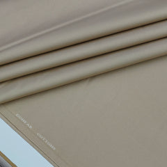 Trouser Fabric Donear Giza Cotton Stretchable Plain Colour Sand Brown