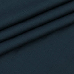 Trouser Fabric Donear Giza Cotton Check Colour Dark Aegean Blue