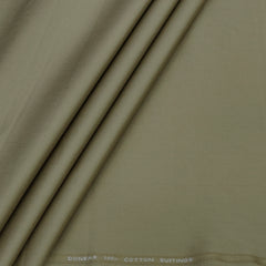 Trouser Fabric Donear Giza Cotton Plain Weave Pattern Colour Dark Beige