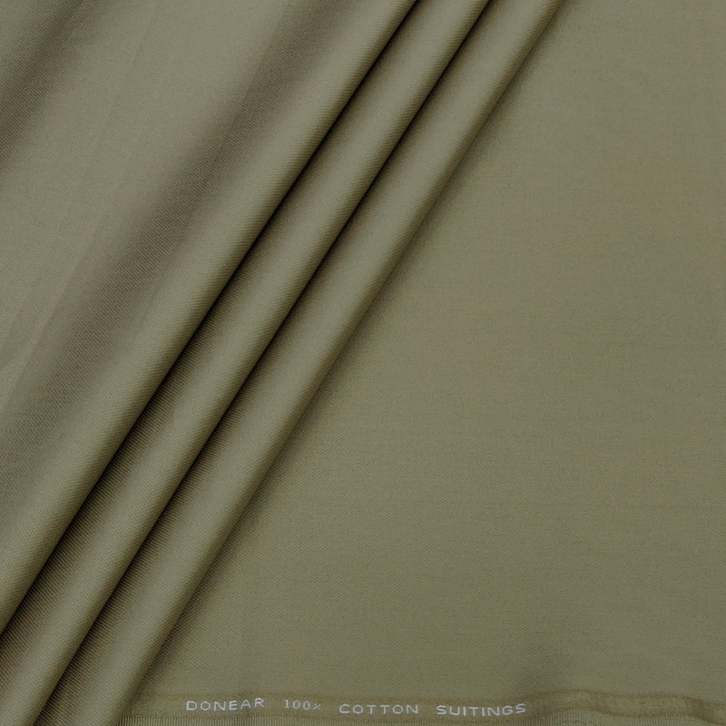 Trouser Fabric Donear Giza Cotton Plain Weave Pattern Colour Dark Beige
