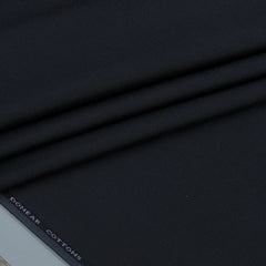 Trouser Fabric Donear Giza Cotton Stretchable ZigZag Colour Dark Bluish Black
