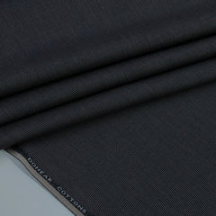 Trouser Fabric Donear Giza Cotton Stretchable ZigZag Colour Charcoal Grey