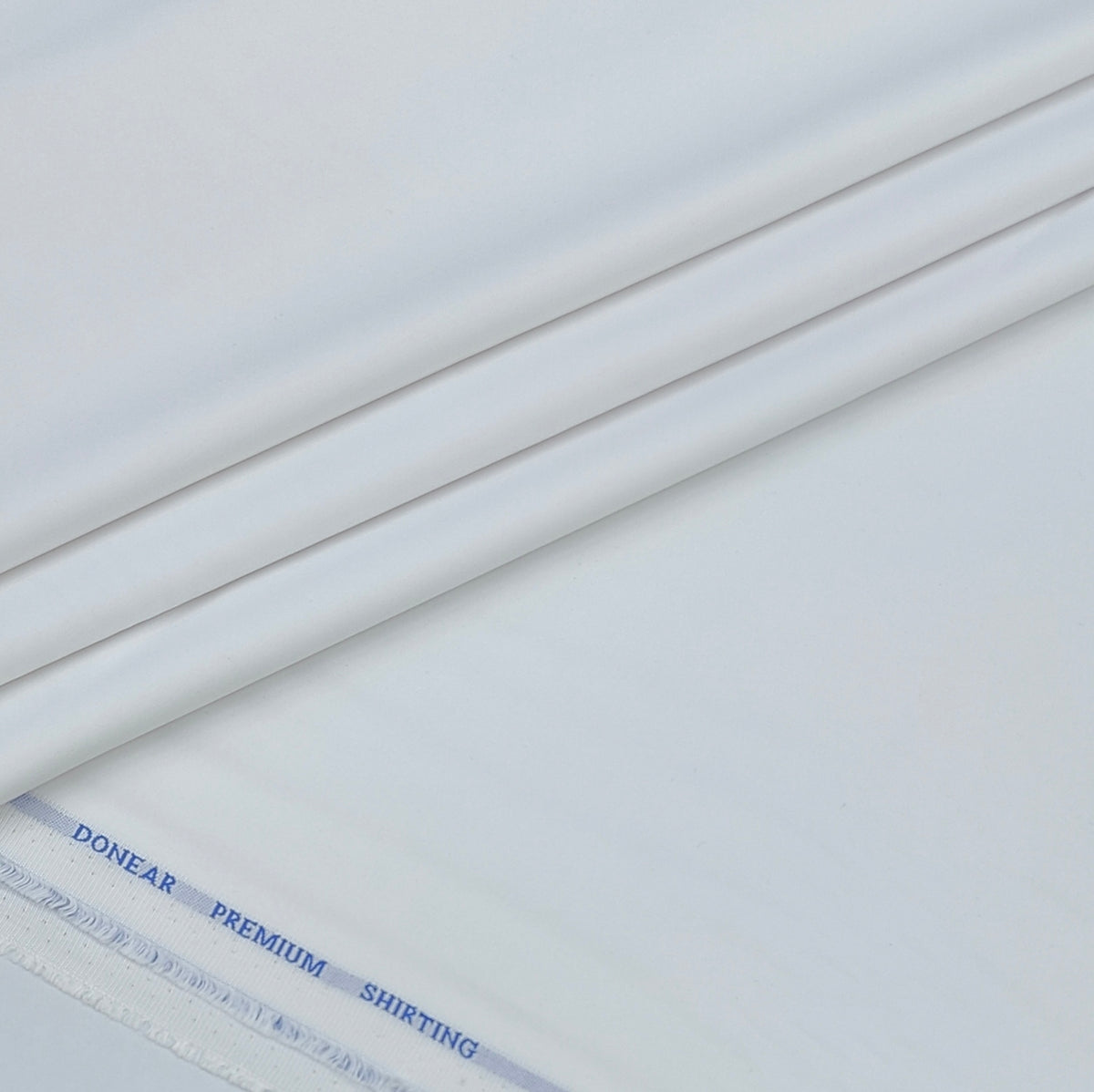 Shirt Fabric Donear Bamboo Poly Cotton plain Colour White