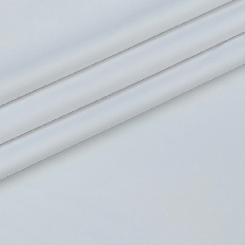 Shirt Fabric Donear Bamboo Poly Cotton plain Colour White