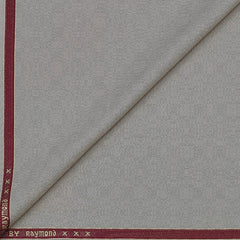 Trouser Fabric Raymond Poly Viscose Jacquard Colour Ash White