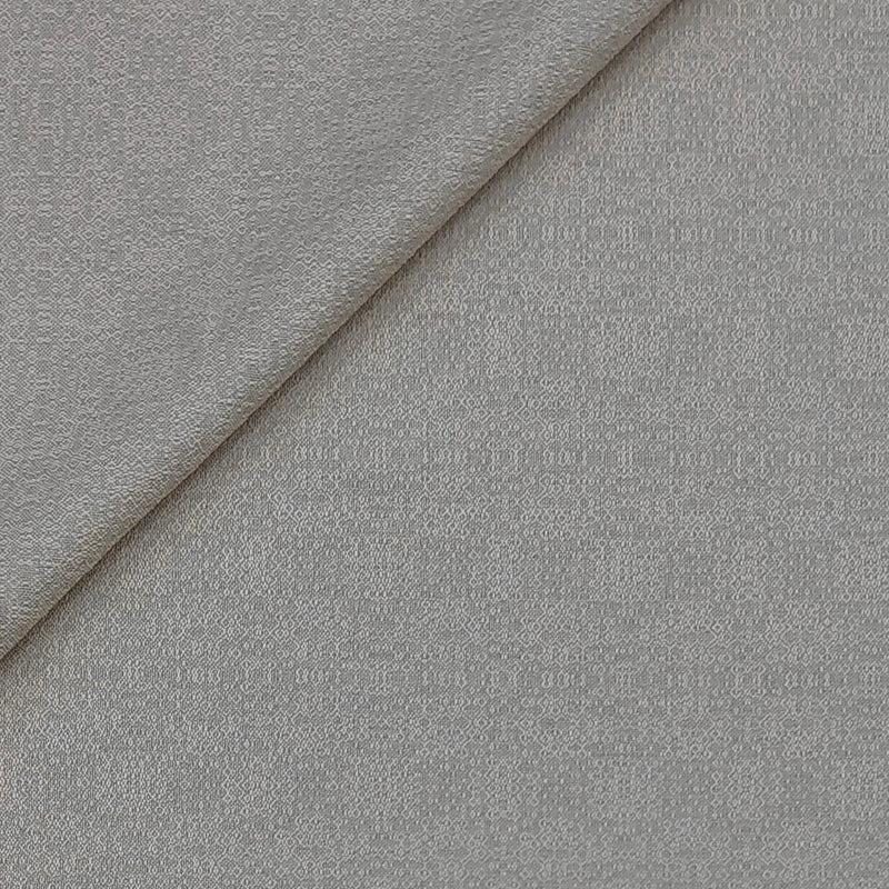 Trouser Fabric Raymond Poly Viscose Jacquard Colour Ash White