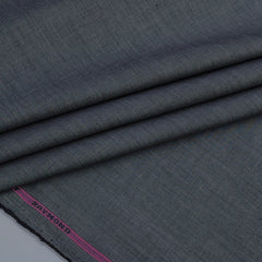 Shirt Fabric Raymond 100% cotton Slub Texture Pattern Colour Carbon Grey