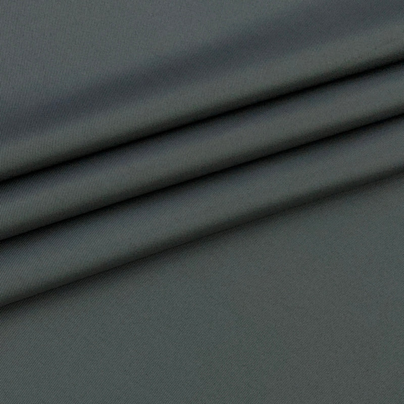 Trouser Fabric Raymond Pure Cotton Plain Color Sage Greyish Green
