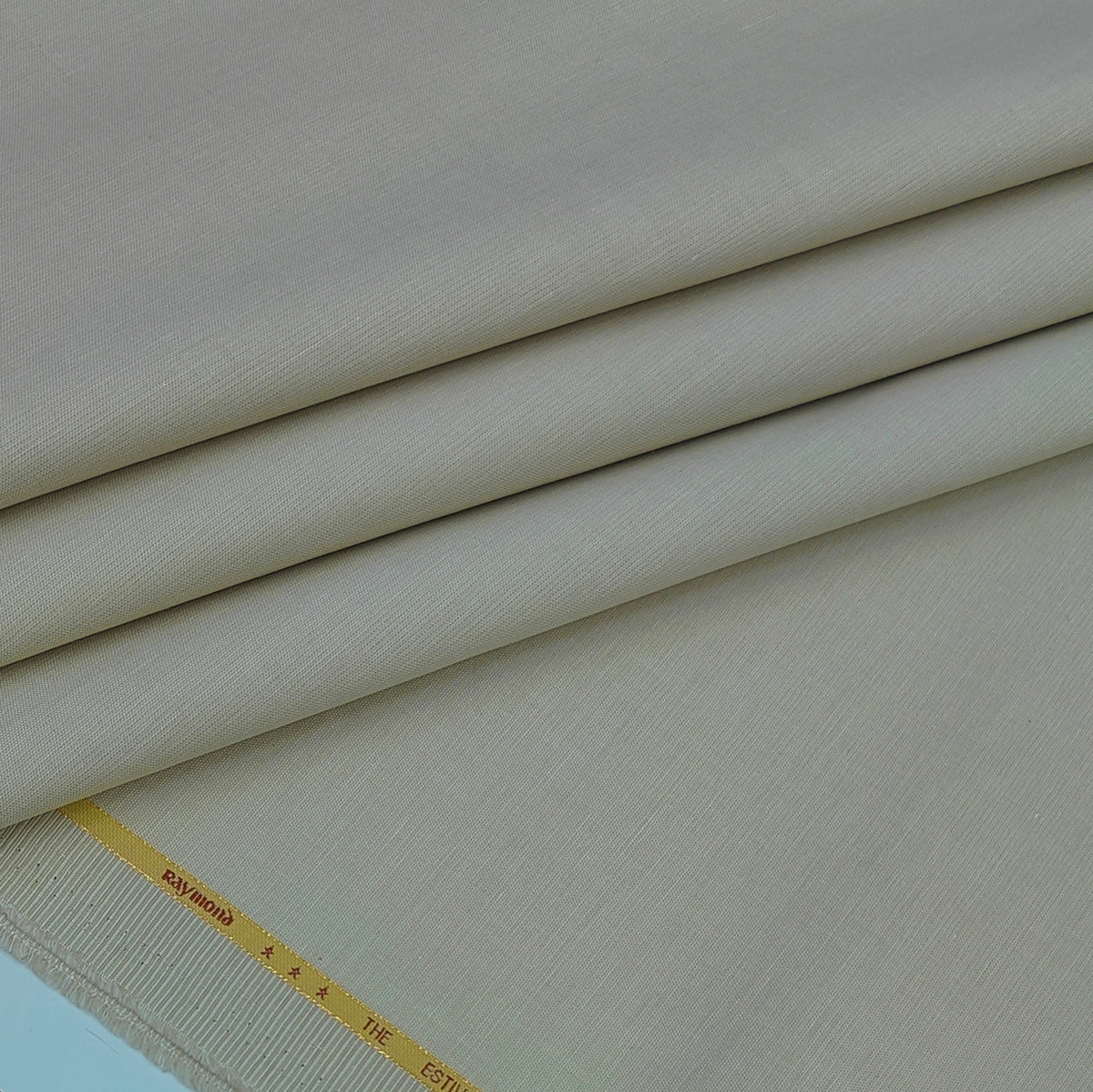Trouser Fabric Raymond Pure Cotton Stretchable Color Ash Brown