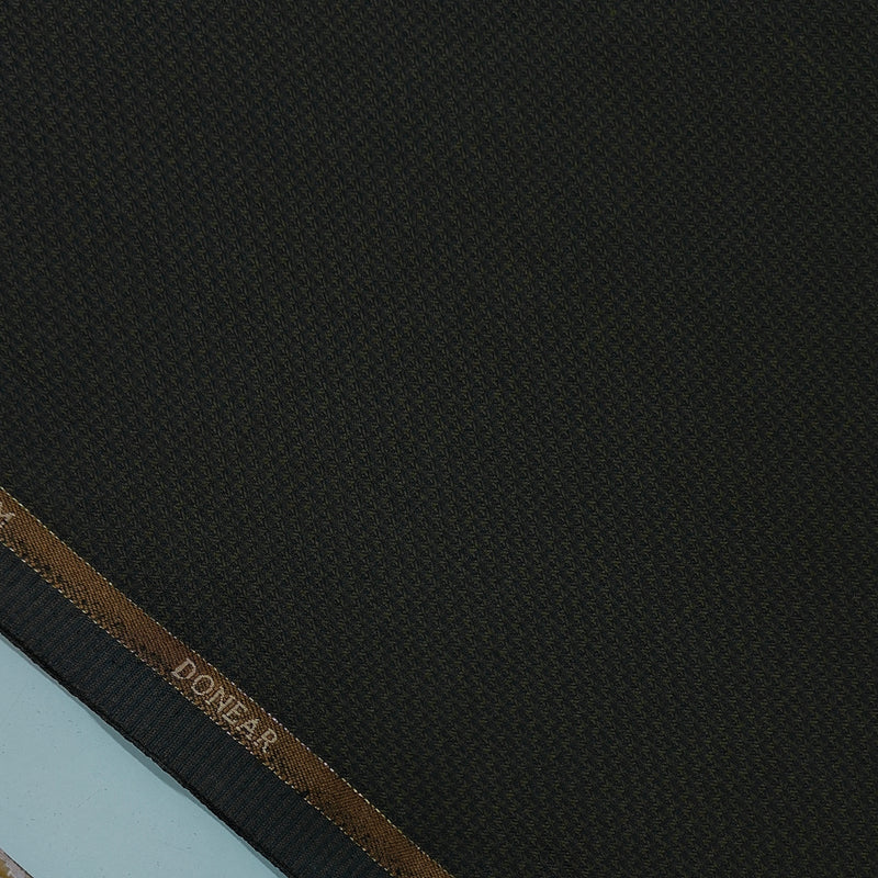 Trouser Fabric Donear Poly Viscose Zig Zag Colour Feldgrau Greenish