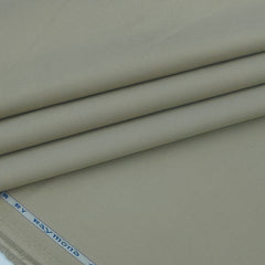 Trouser Fabric Raymond Pure Cotton Stretchable Plain Color Ash Brown