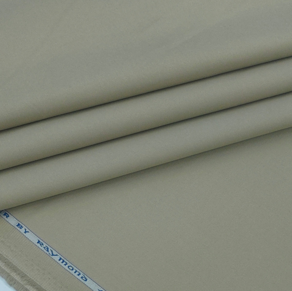 Trouser Fabric Raymond Pure Cotton Stretchable Plain Color Ash Brown