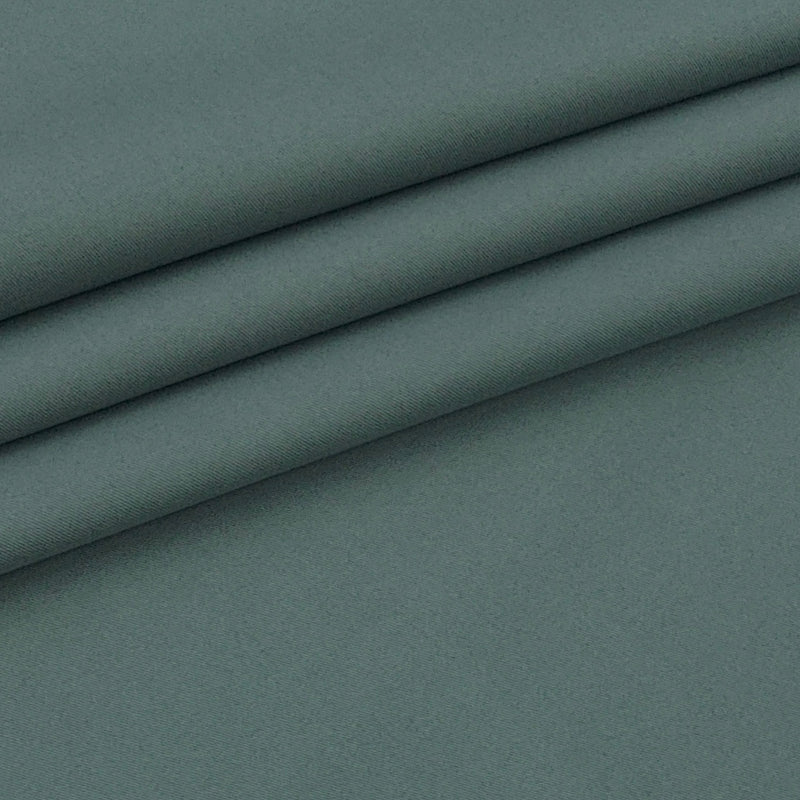 Trouser Fabric Raymond Pure Cotton Stretchable Plain Color Celadon Green