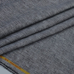 Shirt Fabric Raymond 60Lea×60Lea Pure Linen Slub Texture Colour Solid Grey
