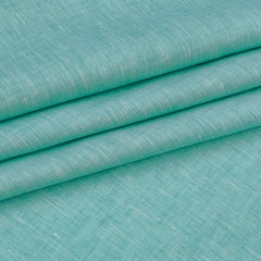 Shirt Fabric Raymond 60Lea×60Lea Pure Linen Slub Texture Colour Mint Green