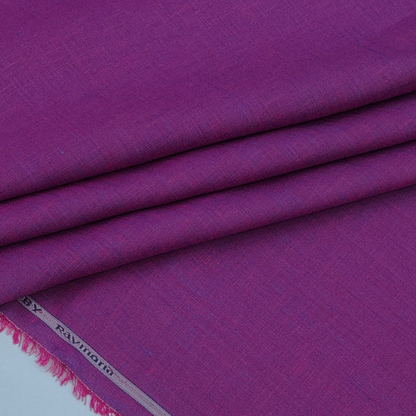 Shirt Fabric Raymond 60Lea×60Lea Pure Linen Slub Texture Colour Rani