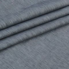 Shirt Fabric Raymond 60Lea×60Lea Pure Linen Slub Texture Colour Carbon Grey