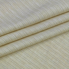 Shirt Fabric Raymond Linen Cotton Vertical Pinstripes Colour Ivory Beige