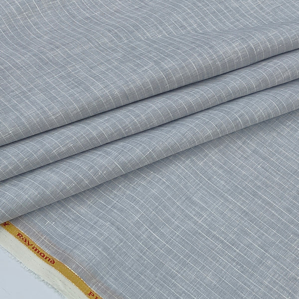 Shirt Fabric Raymond 60Lea×60Lea Pure Linen Lining Colour Zinc Grey