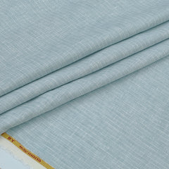 Shirt Fabric Raymond 60Lea×60Lea Pure Linen Cross Slub Lining Colour Pistachio Green