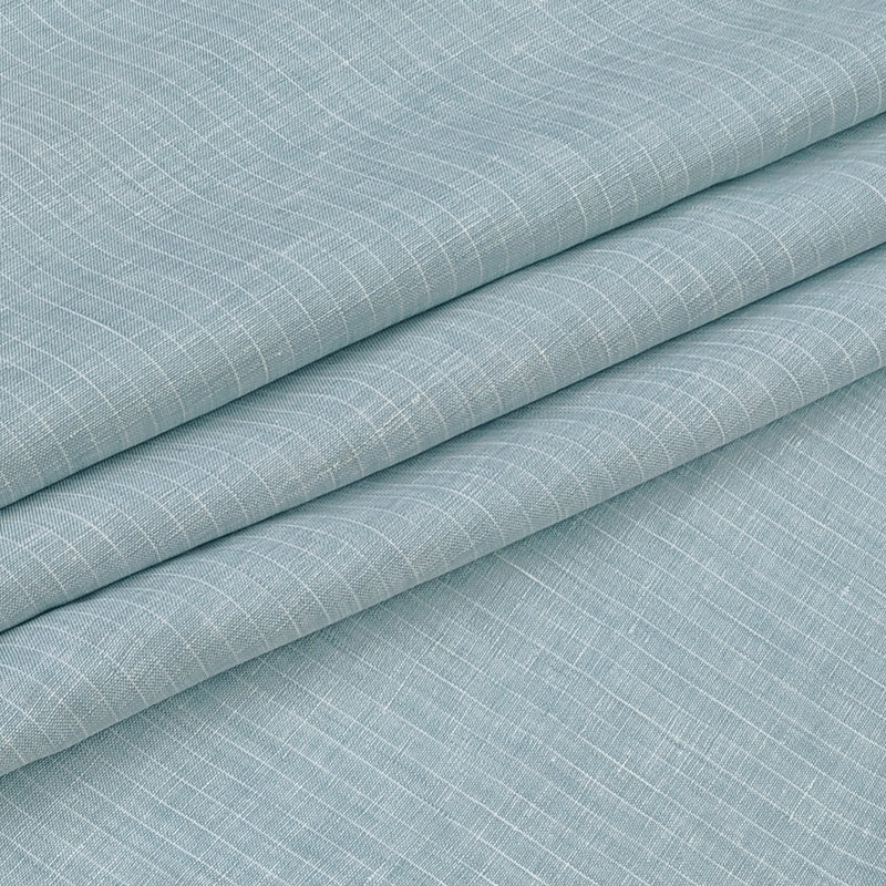Shirt Fabric Raymond 60Lea×60Lea Pure Linen Cross Slub Lining Colour Pistachio Green