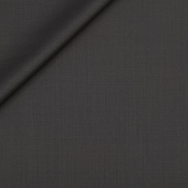 Trouser Fabric Reid & Taylor Super 120s Count 50%Wool Slub Texture Stretchable Color Hardwood Brown
