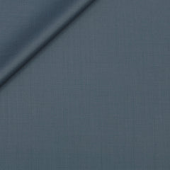 Trouser Fabric Reid & Taylor Super 120s Count 50%Wool Plain Weave Stretchable Color Iceberg Brown