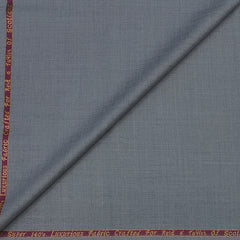 Trouser Fabric Reid & Taylor Super 140s Count 70%Wool Slub Texture Color Light Grey