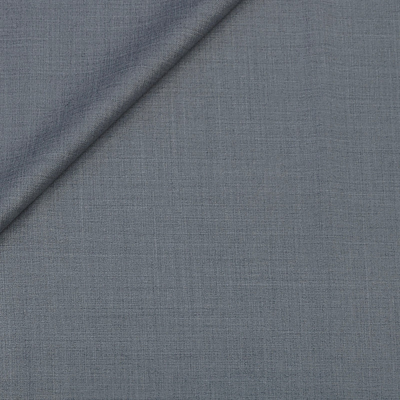 Trouser Fabric Reid & Taylor Super 140s Count 70%Wool Slub Texture Color Light Grey
