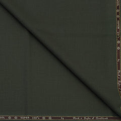 Trouser Fabric Reid & Taylor Super 130s Count 70%Wool Structure Color Mehandi