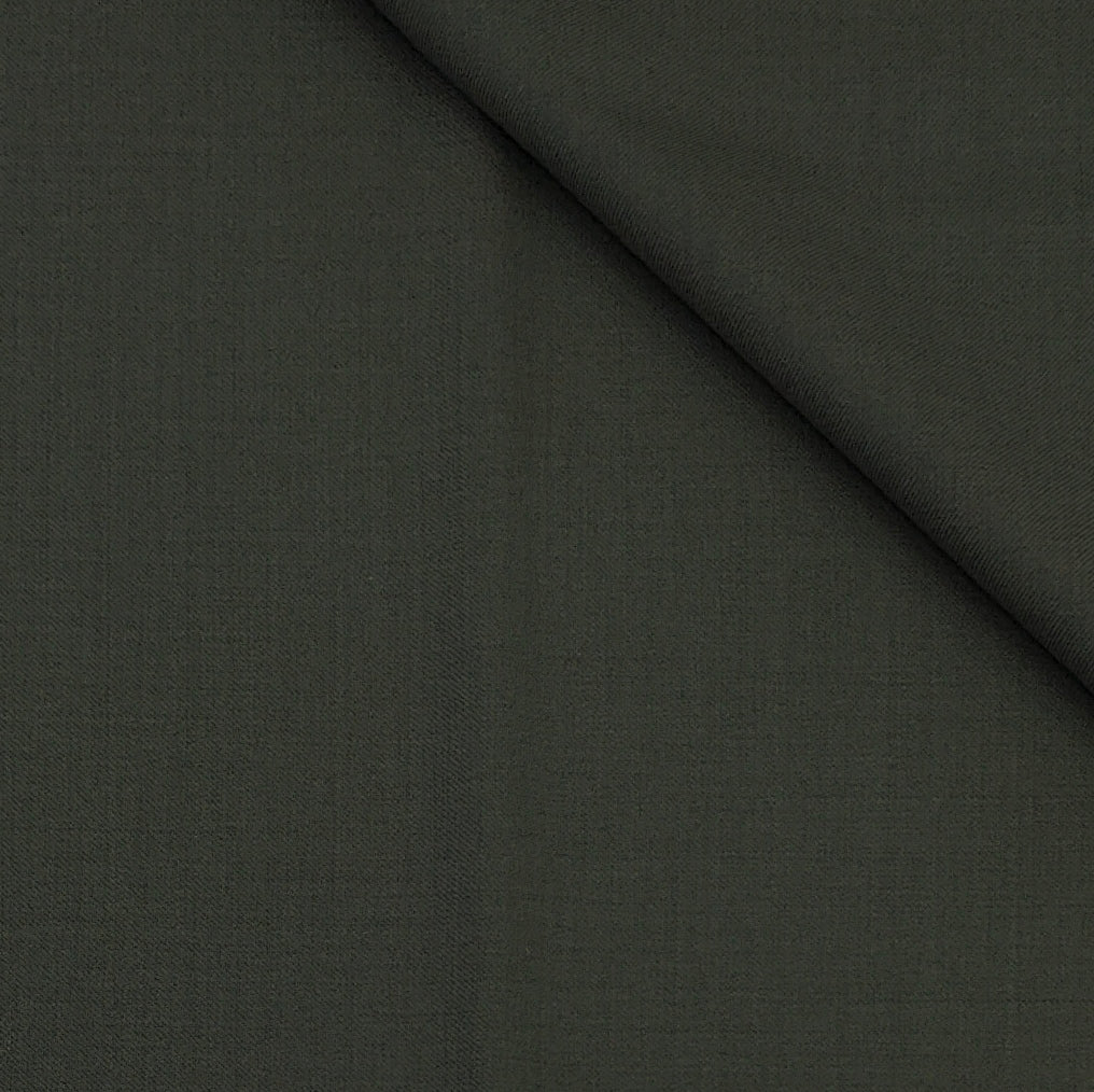 Trouser Fabric Reid & Taylor Super 130s Count 70%Wool Structure Color Mehandi