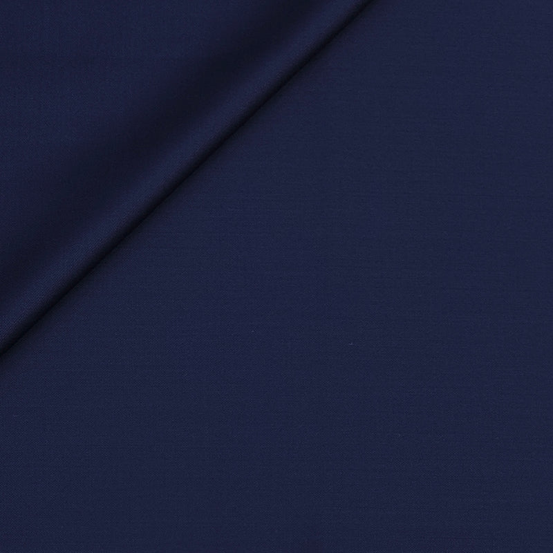 Trouser Fabric Reid & Taylor Super 130s Count 70%Wool Structure Color Navy Blue