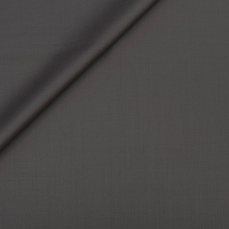 Trouser Fabric Reid & Taylor Super 140s Count 70%Wool Plain Weave Color Beaver Brown