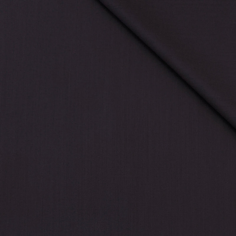 Trouser Fabric Reid & Taylor Super 120s Count 50%Wool Plain Weave Stretchable Color Dark Maroon