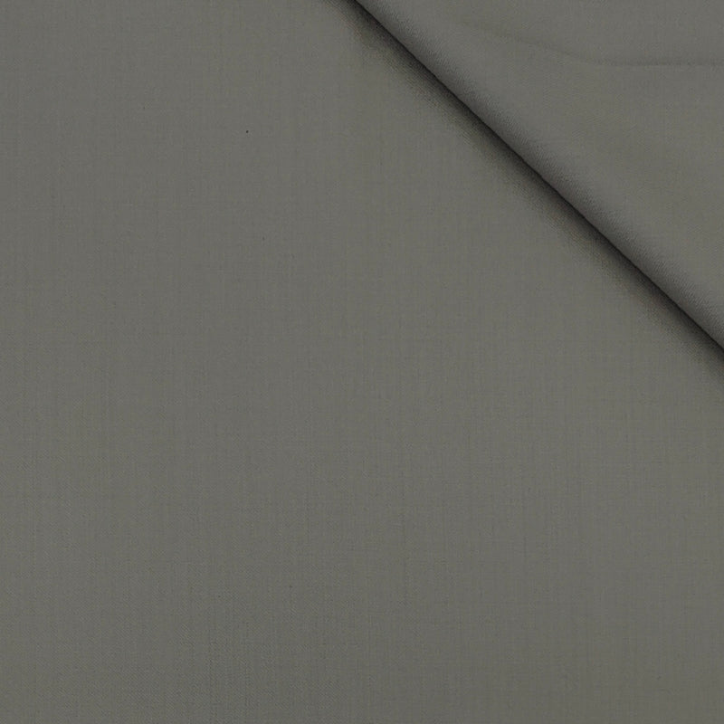 Trouser Fabric Reid & Taylor Super 120s Count 50%Wool Plain Weave Stretchable Color Firewood Brown