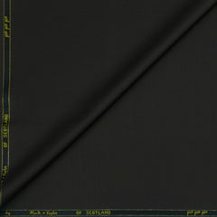 Trouser Fabric Reid & Taylor Super 120s Count 50%Wool Plain Weave Stretchable Color Beaver Brown