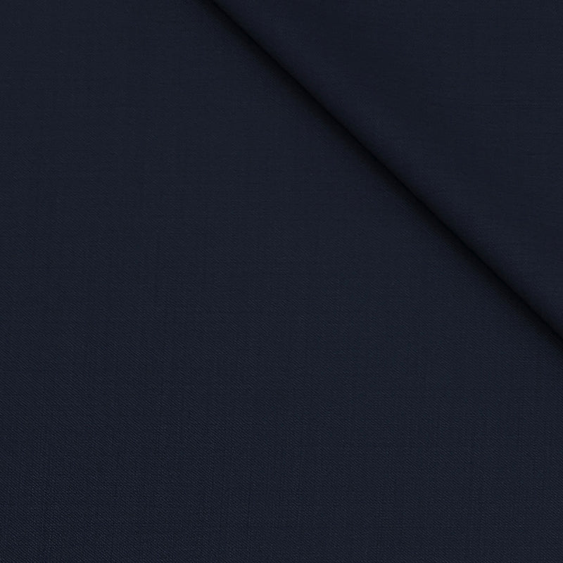 Trouser Fabric Reid & Taylor Super 120s Count 50%Wool Slub Stretchable Color Dark Blue