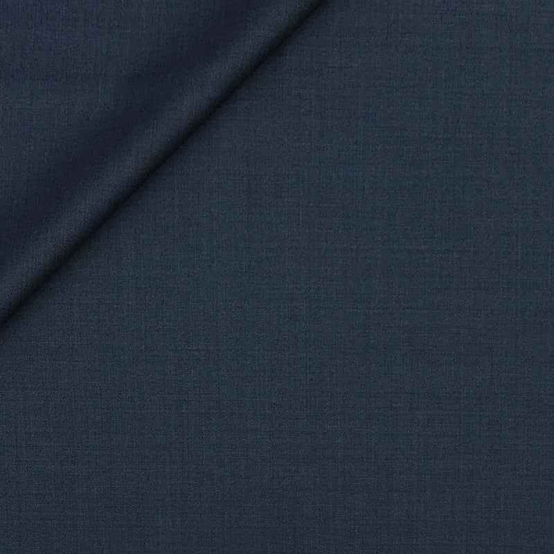 Trouser Fabric Reid & Taylor Super 140s Count 70%Wool Micro Structured Color Worsted Blue
