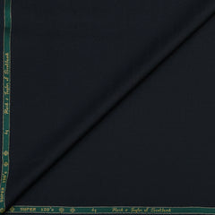 Trouser Fabric Reid & Taylor Super 130s Count 70%Wool Slub Color Midnight Blue