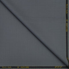 Trouser Fabric Reid & Taylor Super 120s Count 50%Wool Self Slub Stretchable Color Zinc Grey