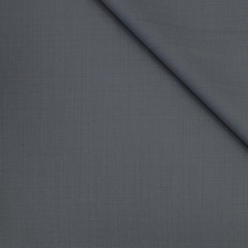 Trouser Fabric Reid & Taylor Super 120s Count 50%Wool Self Slub Stretchable Color Zinc Grey