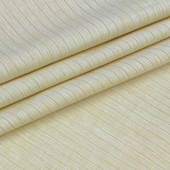 Shirt Fabric Raymond 60Lea×60Lea Pure Linen Fine Stripe Colour Light Brown