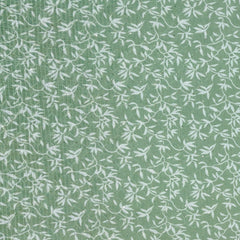 Kurta Fabric ManTire Designer Silk Jasmine Embroidery Colour Green Smoke
