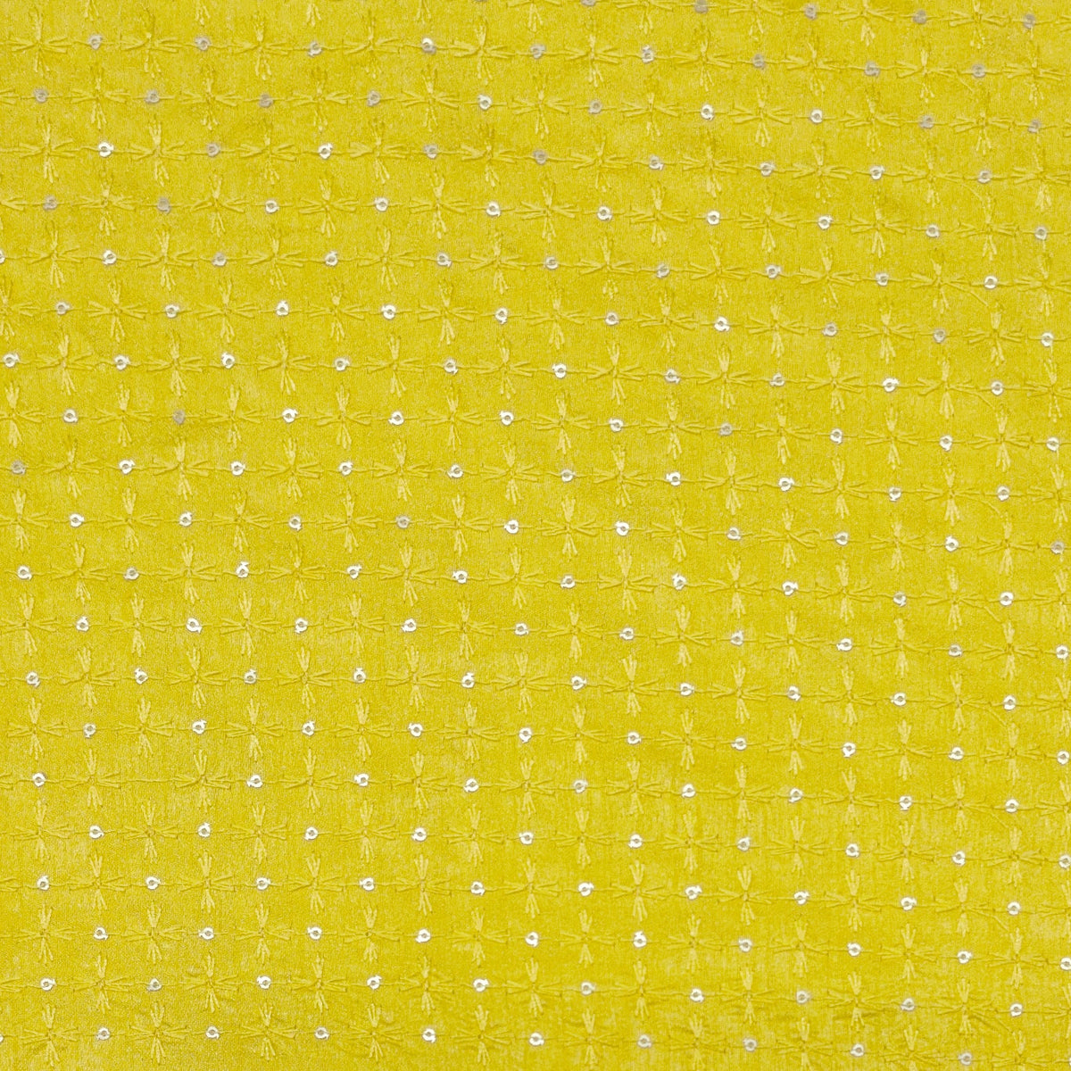 Kurta Fabric ManTire Designer Silk Buti Grid Embroidery Colour Lemon Yellow