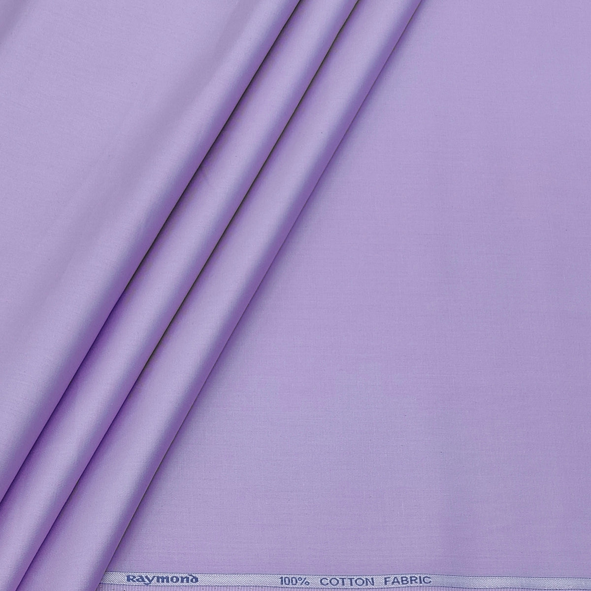 Shirt Fabric Raymond 70s Giza Cotton Plain Colour Lavender