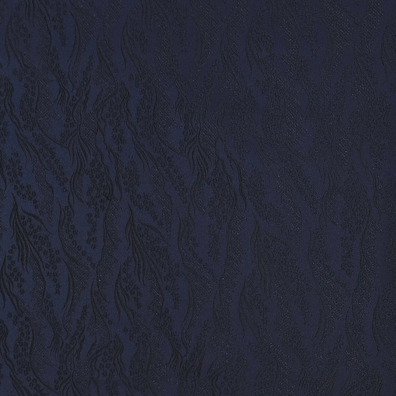 Reid & Taylor Jacquard Premium Bandhgala Fabric Colour Dark Night Blue