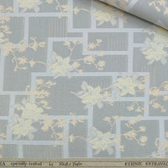 Reid & Taylor Jacquard Premium Bandhgala Fabric Colour Steel Grey